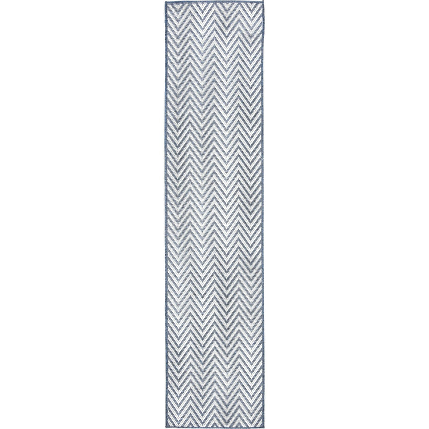 Bermuda Vera Indoor/Outdoor Rug, Blue/cream