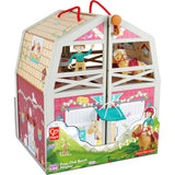Hape: Club Ranch - Wooden 2 Level Barn Dollhouse