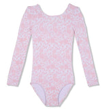 PINK TOILE LONG SLEEVE LEOTARD