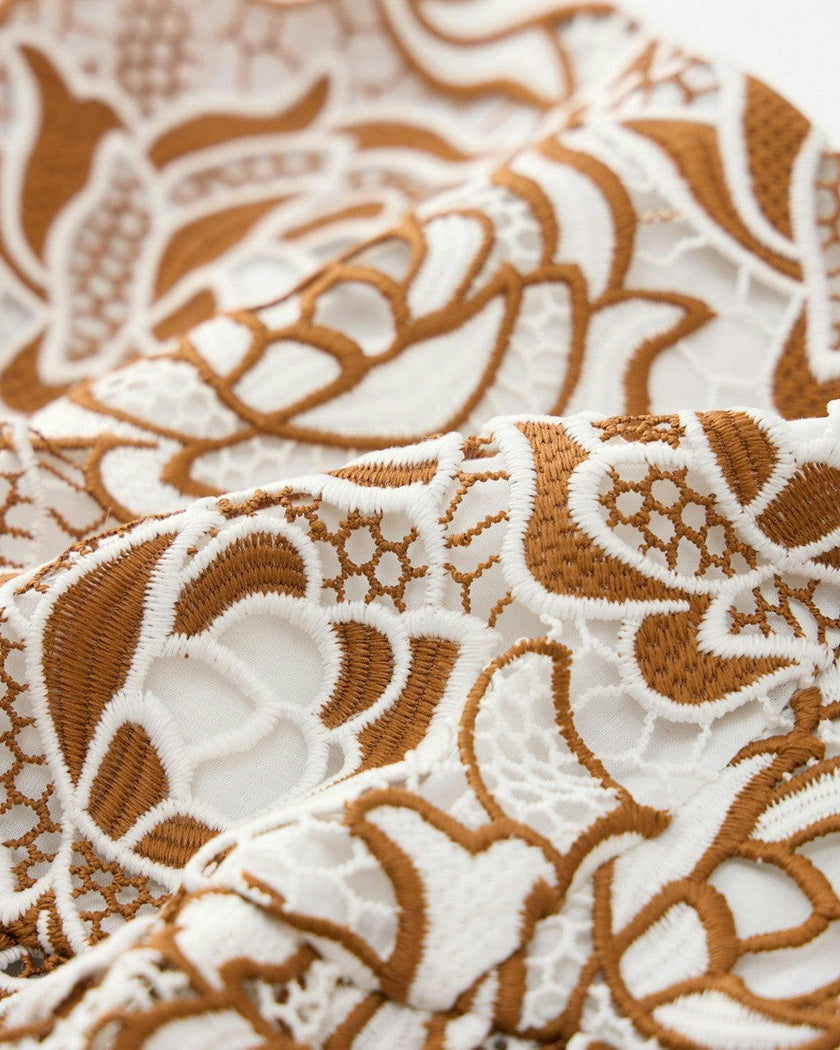 Kimberly Embroidered Mini Skirt