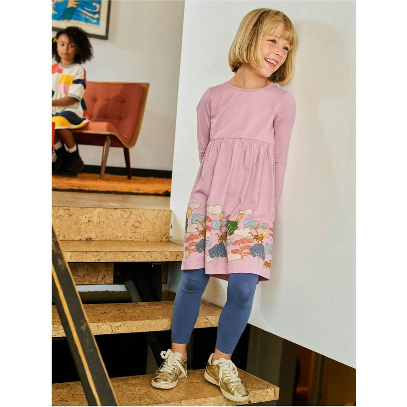 Story Skirted Dress, Pink