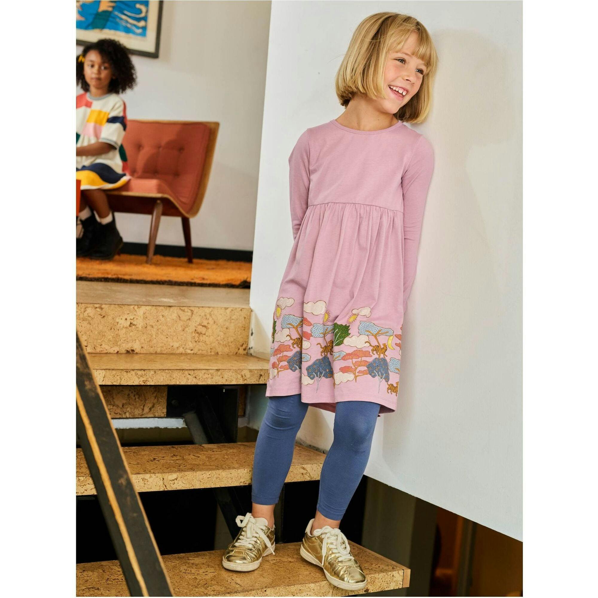 Story Skirted Dress, Pink
