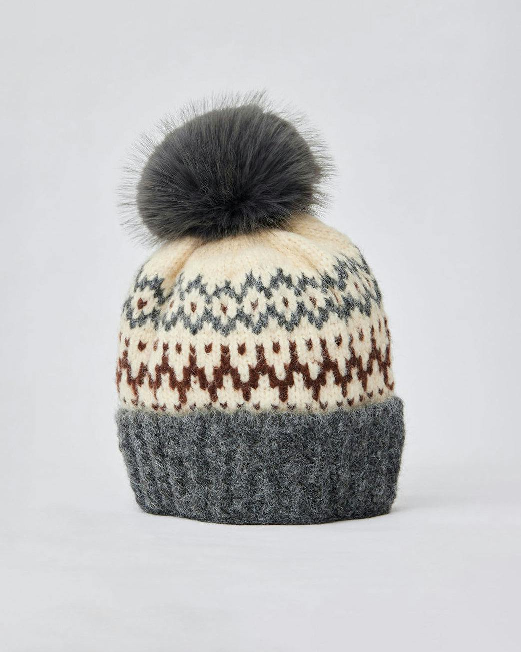 Fair Isle Knit Beanie