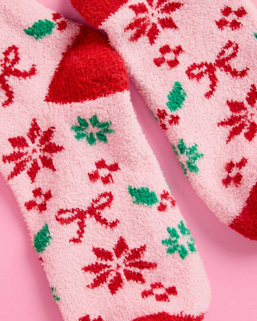 Naughty & Nice Cloud Socks - cozy holiday socks