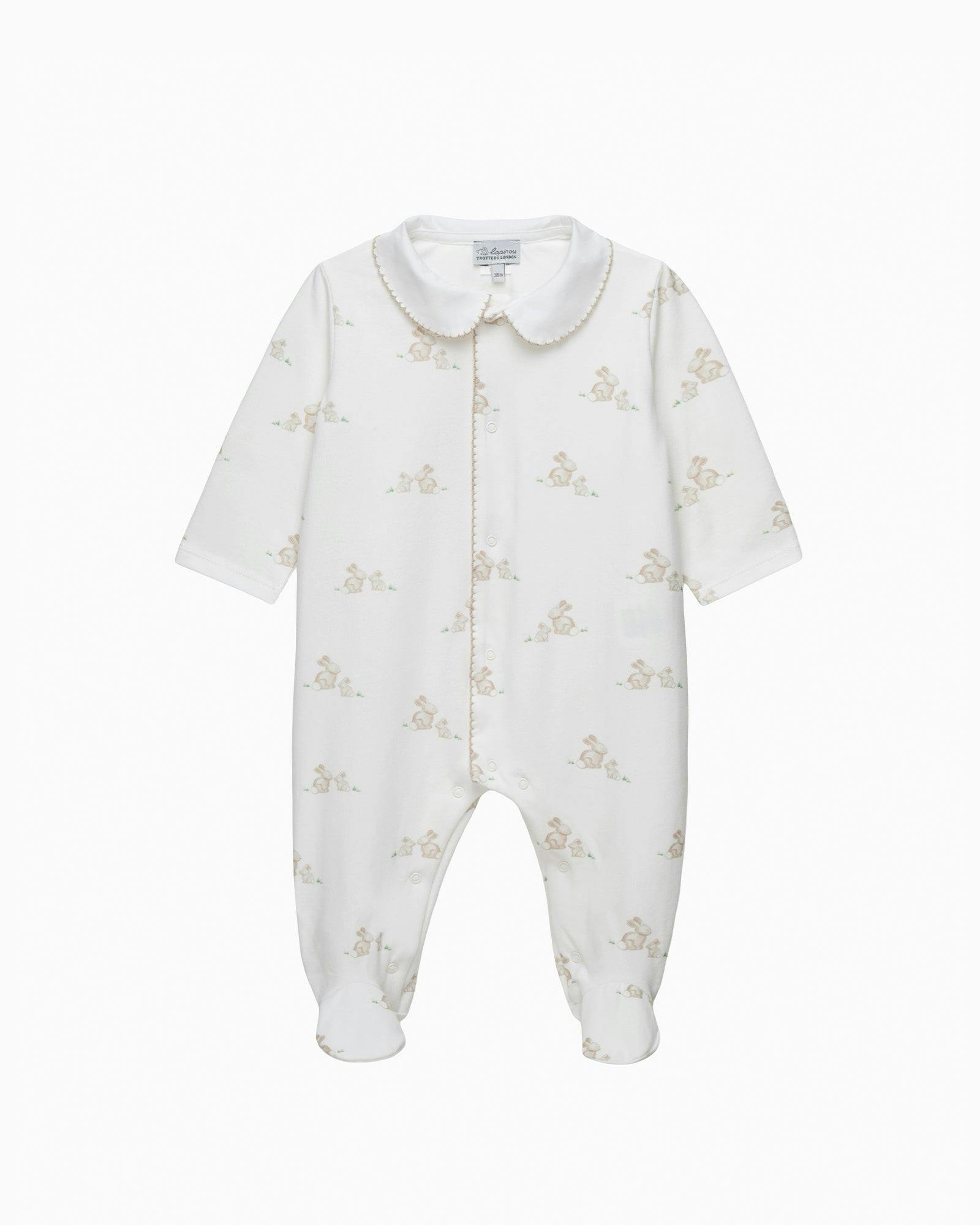 Baby Bunny Onesie in Oatmeal