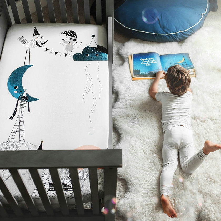 The Moon's Birthday Standard Crib Sheet