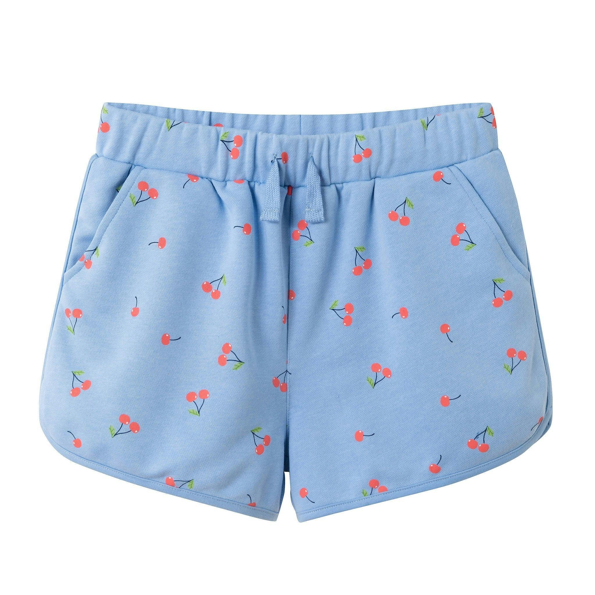 Tween Girls Crewneck Sweatshirt & Short Set | Cherry Print
