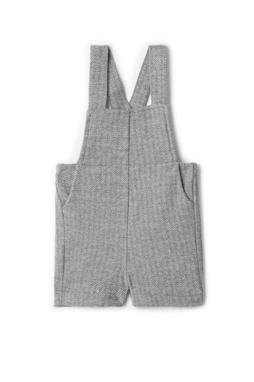 Herringbone Stretch Adjustable Straps Overalls