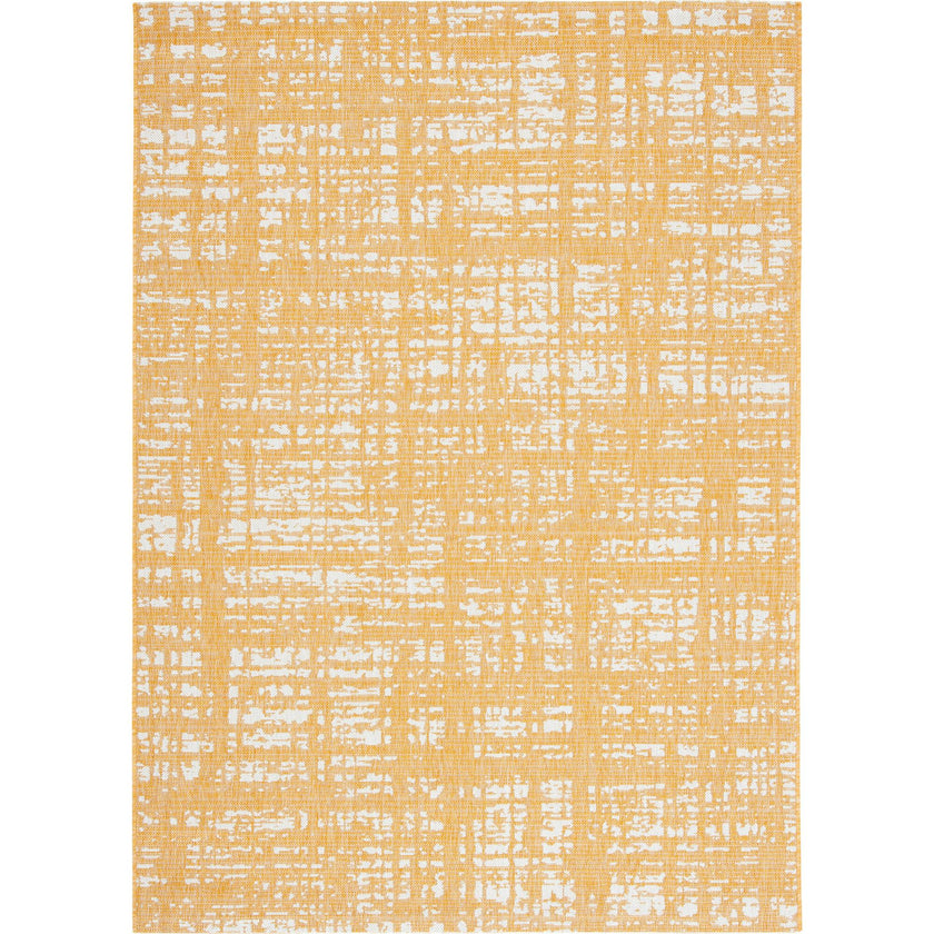 Courtyard Phoebe Indoor/Outdoor Rug, Yellow