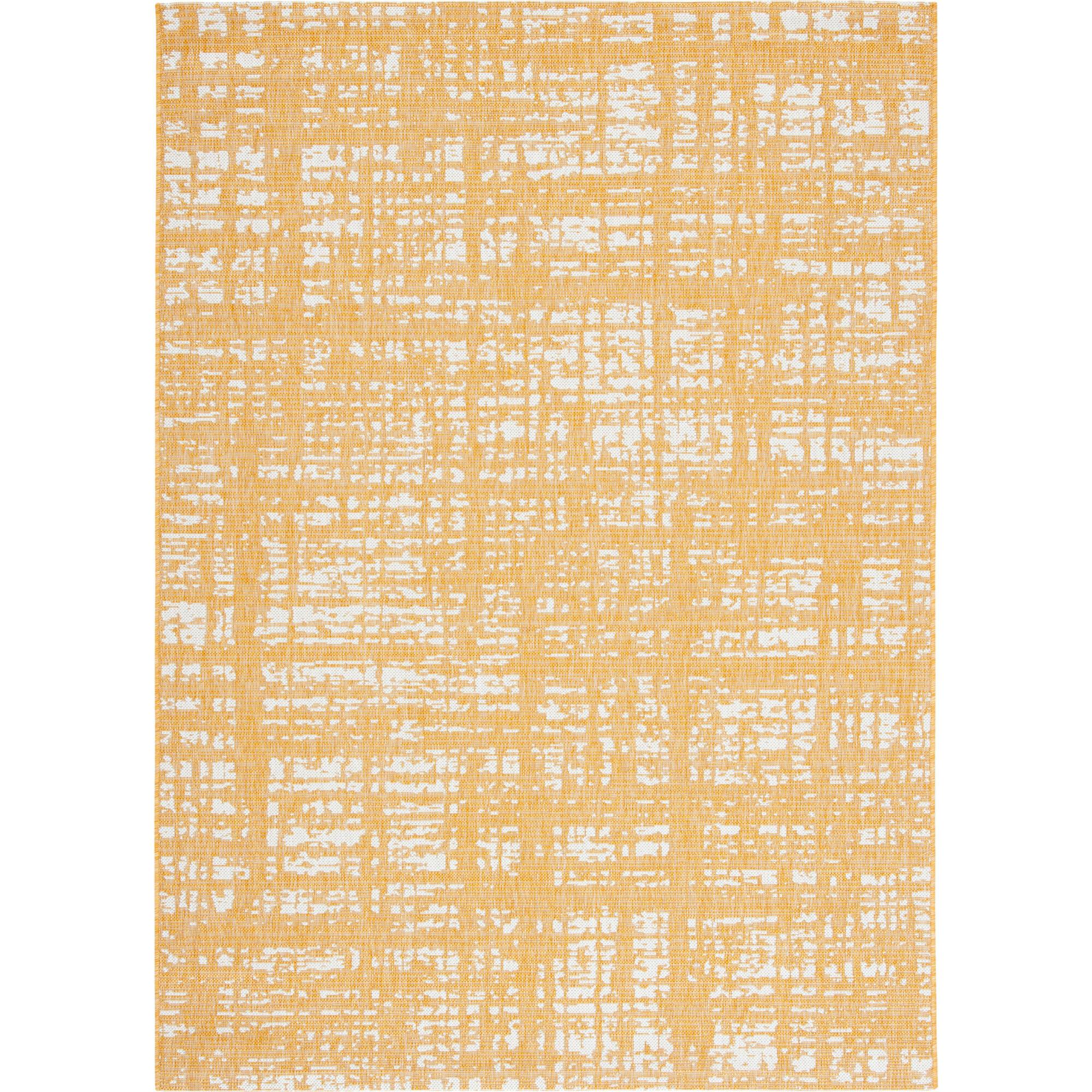Courtyard Phoebe Indoor/Outdoor Rug, Yellow