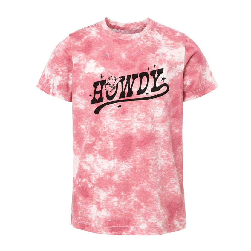 Howdy Western Tie dye T-shirt, Boys