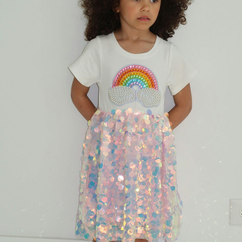 Paillette Rainbow Magic Dress