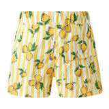 Baby Lemon Stripe Swim Trunks