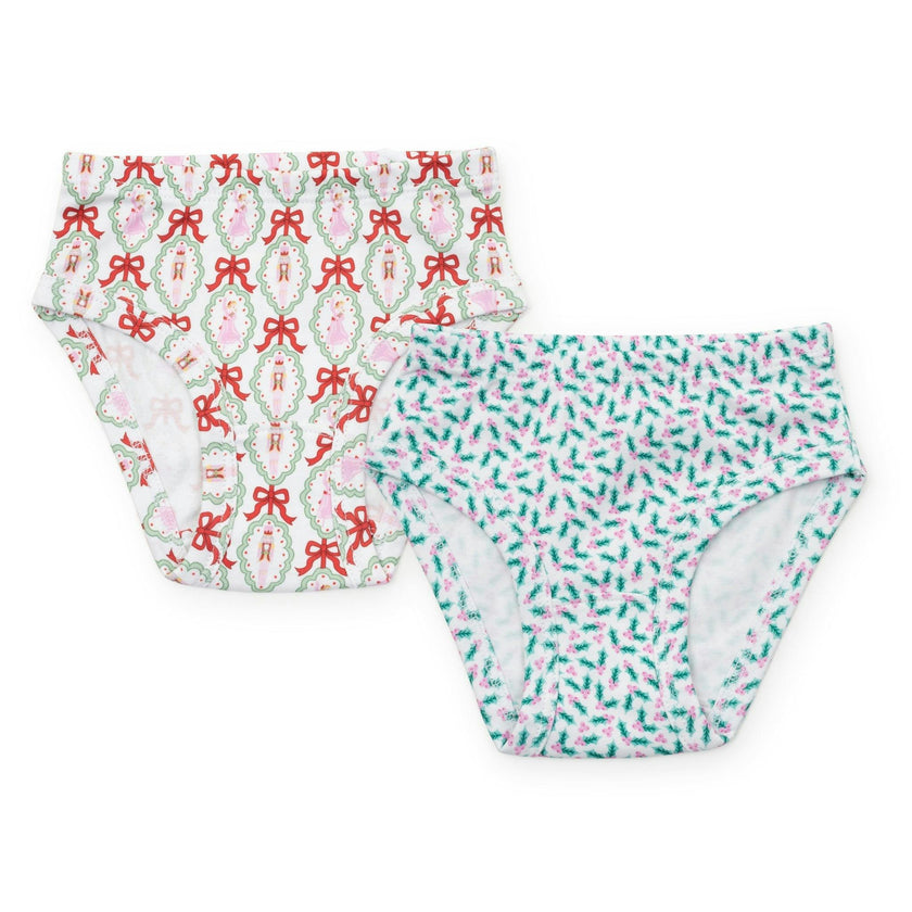Lauren Girls' Underwear Set Nutcracker Ballet/Holly Holiday