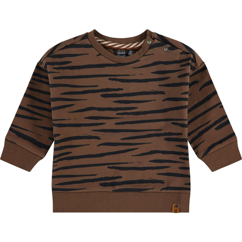 Animal Stripe Pullover
