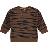 Animal Stripe Pullover