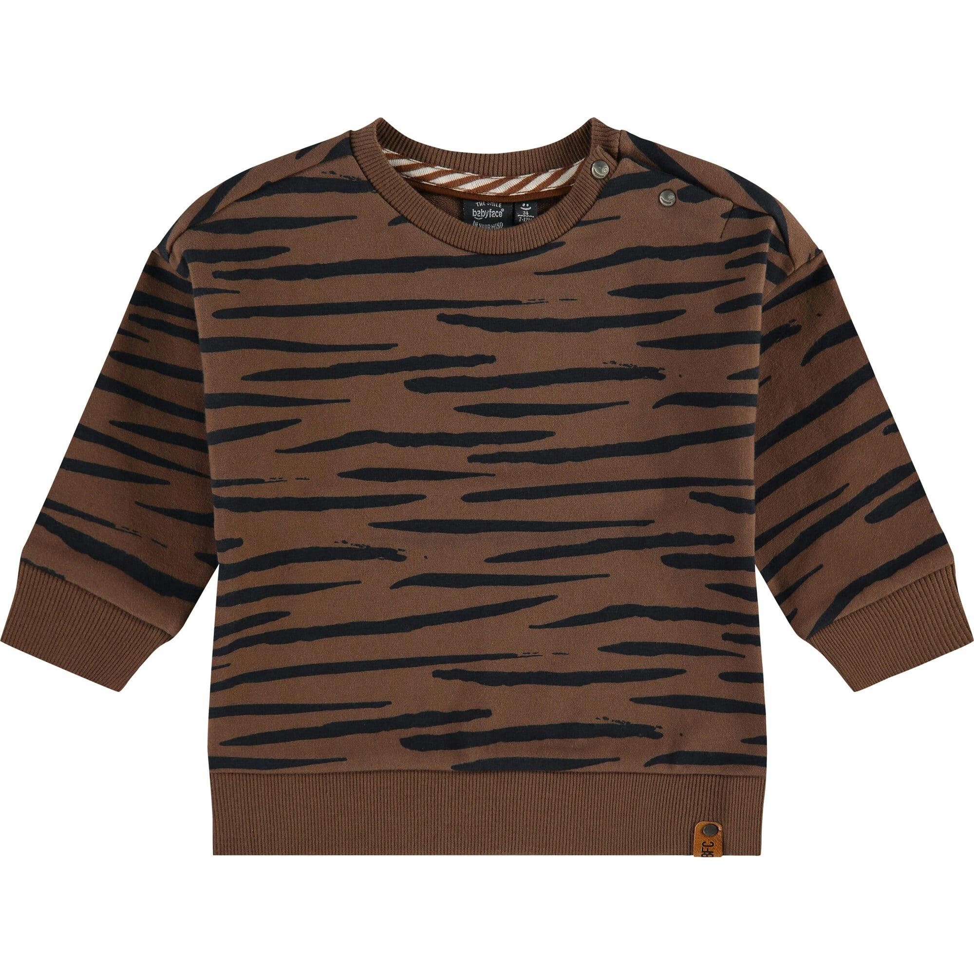 Animal Stripe Pullover