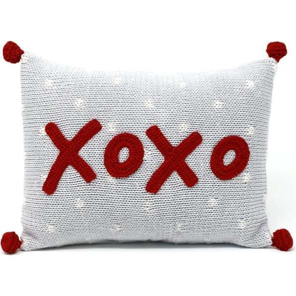 Xoxo Mini Pom Pom Pillow
