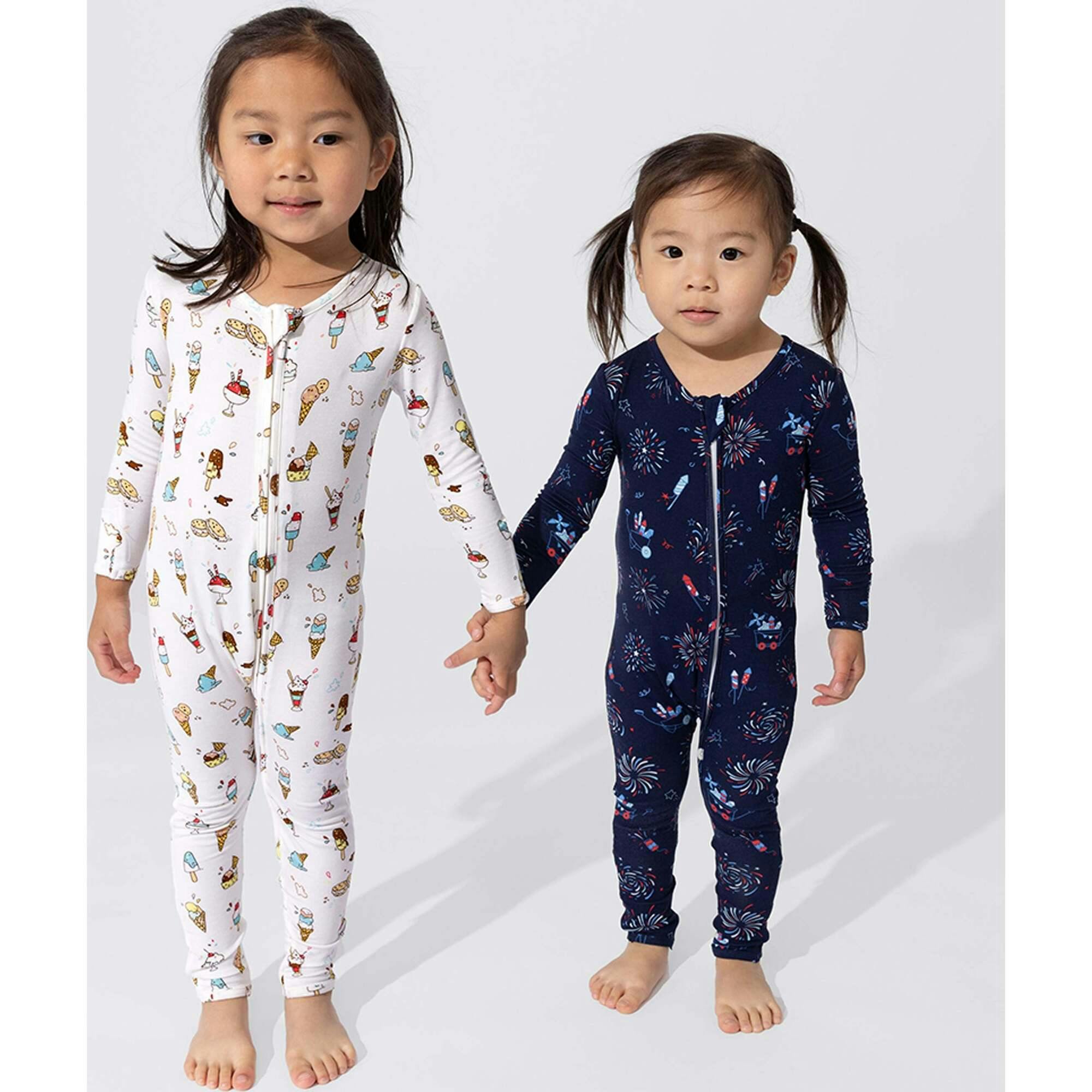 Ice Cream Bamboo Convertible Footie