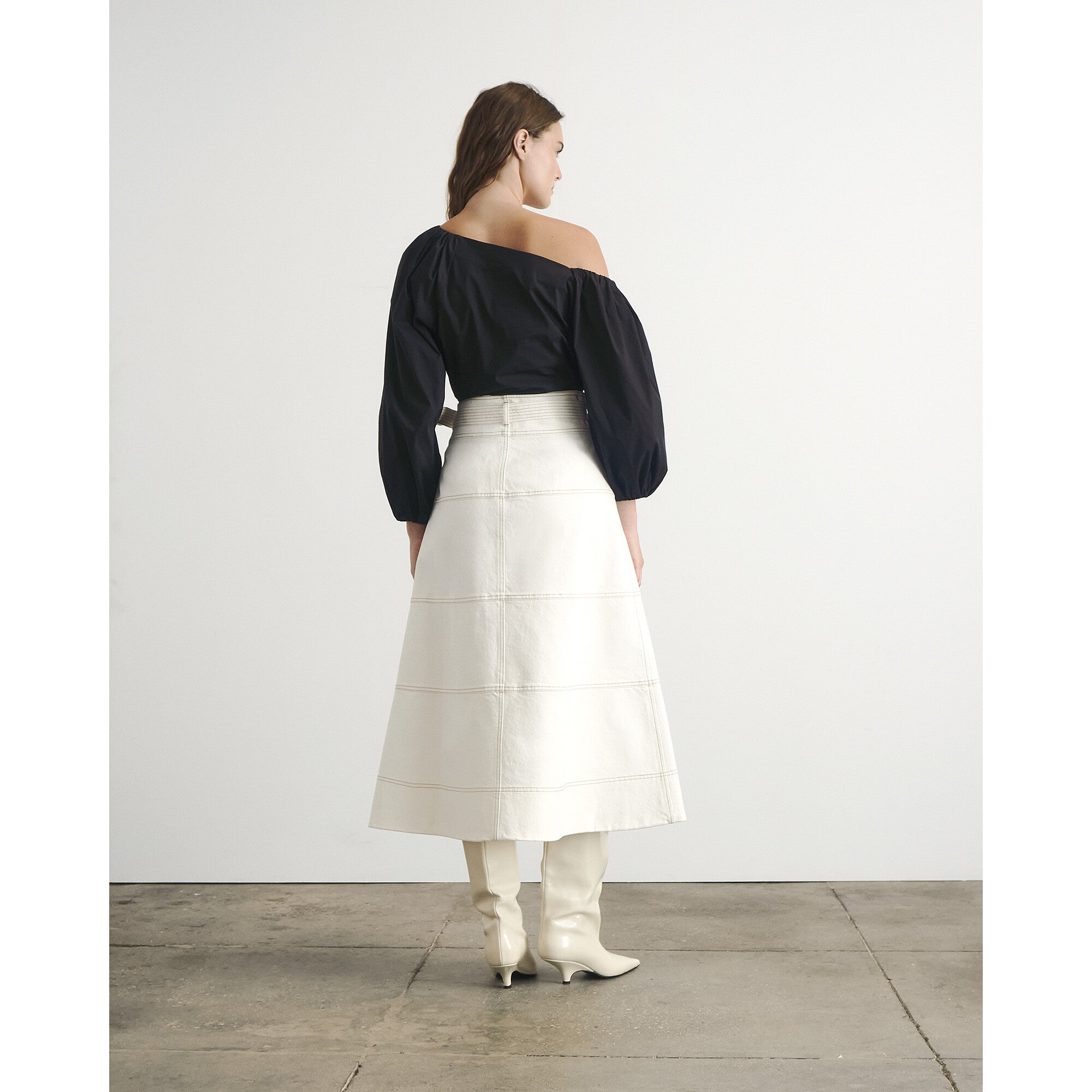 Denim Hudson Skirt, Cream
