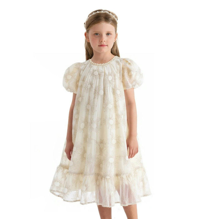 Cream Laced Soleil Dress