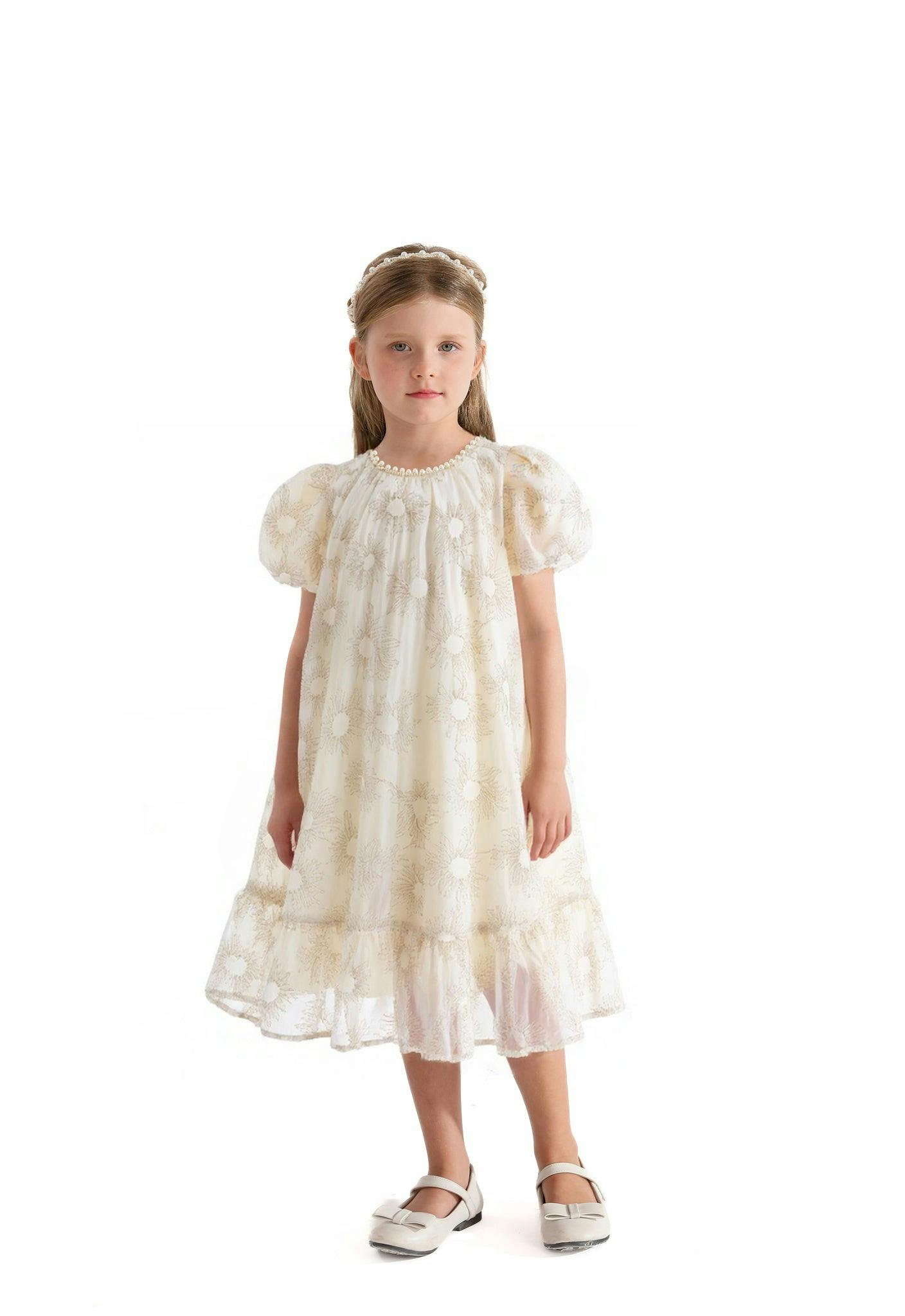 Cream Laced Soleil Dress