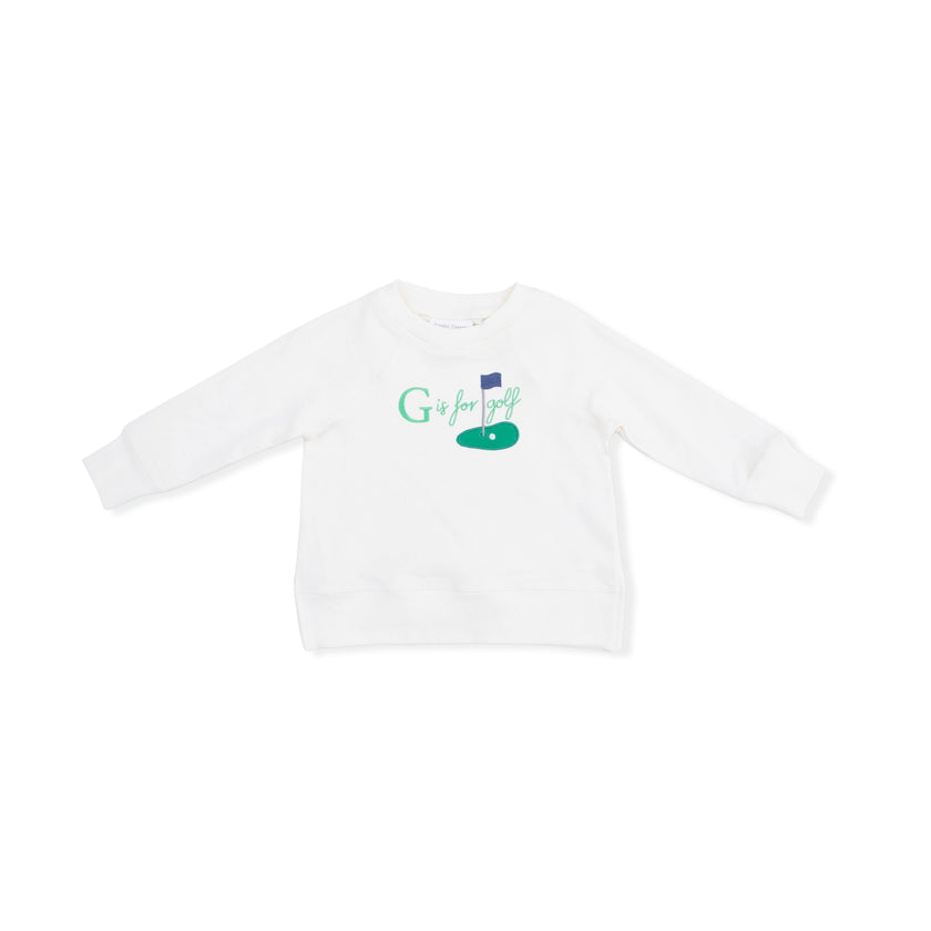 Golf Sets - Raglan Sweatshirt G is for Golf