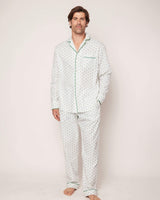 Men's Twill Pajama Set in Match Point
