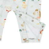 Baby Farm Faces - Romper with Contrast Sleeves