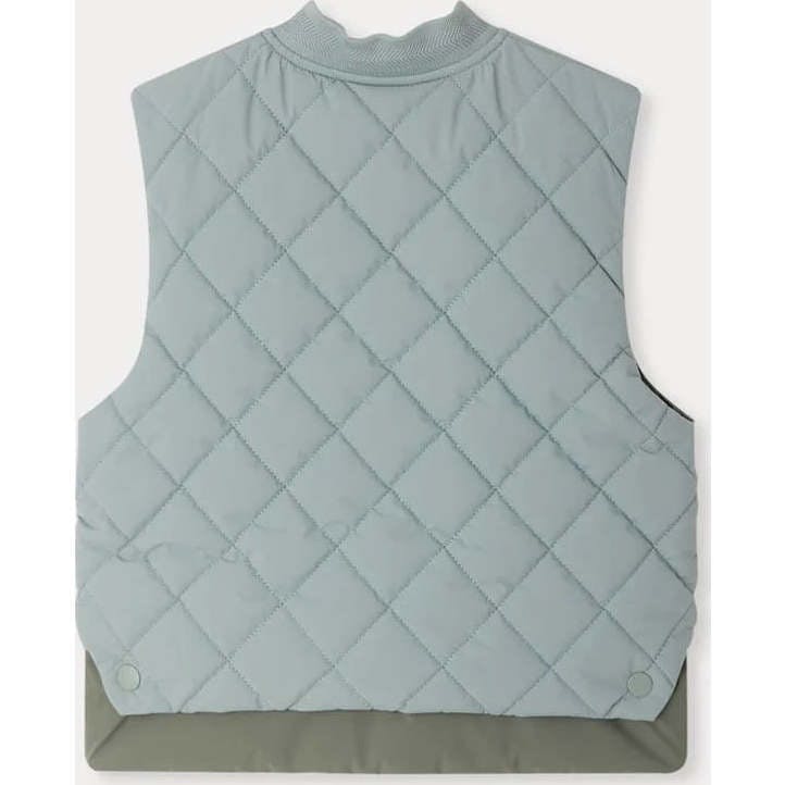 BONPOINT Leo Puffer Vest - Blue Sea
