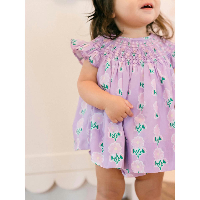 Lottie Smocked Diaper Cover Set (FINAL SALE)