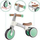 First Ride Balance Bike - Light Green - Lightweight 3 Wheeled Tricycle