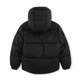 Black Hooded Padded Jacket