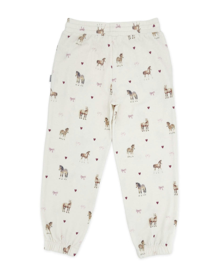Prism Horse Hacci Jogger - Ivory