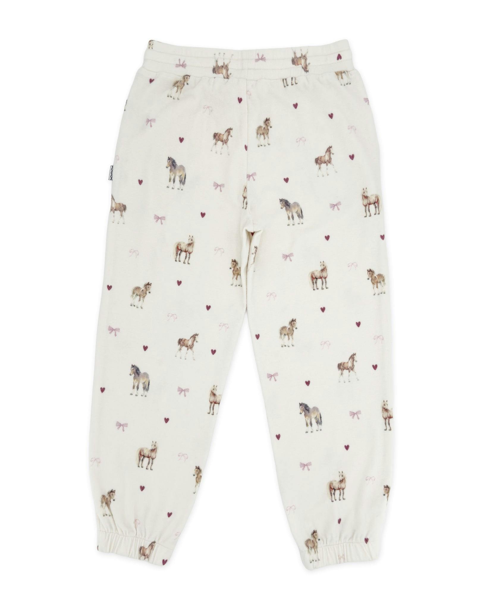Prism Horse Hacci Jogger - Ivory