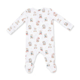 Christmas Teddy Bears Uni - 2 Way Zipper Footie