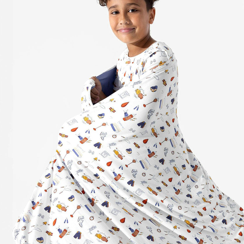 Boxing Bamboo Blanket