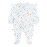 Butterflies Pima Cotton Baby One-Piece Pajamas