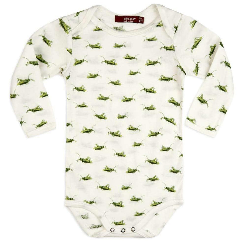 Grasshopper Organic Cotton Long Sleeve One Piece