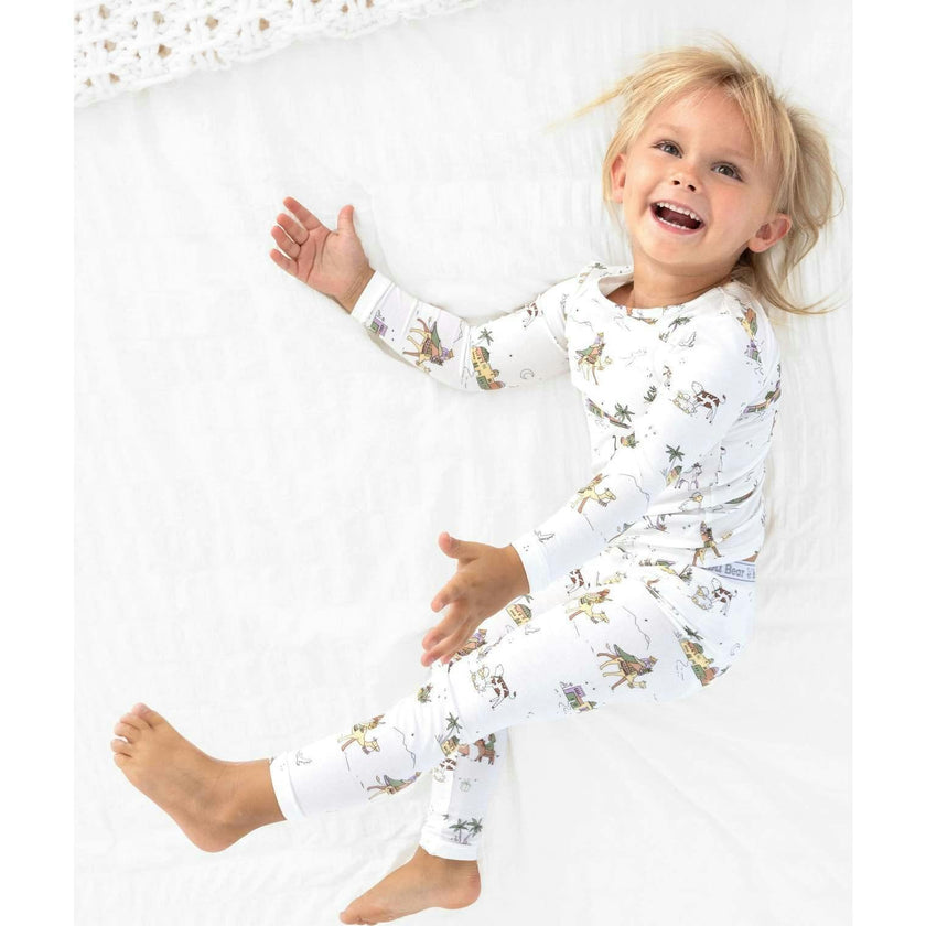 Yuletide Bamboo Kids Pajamas