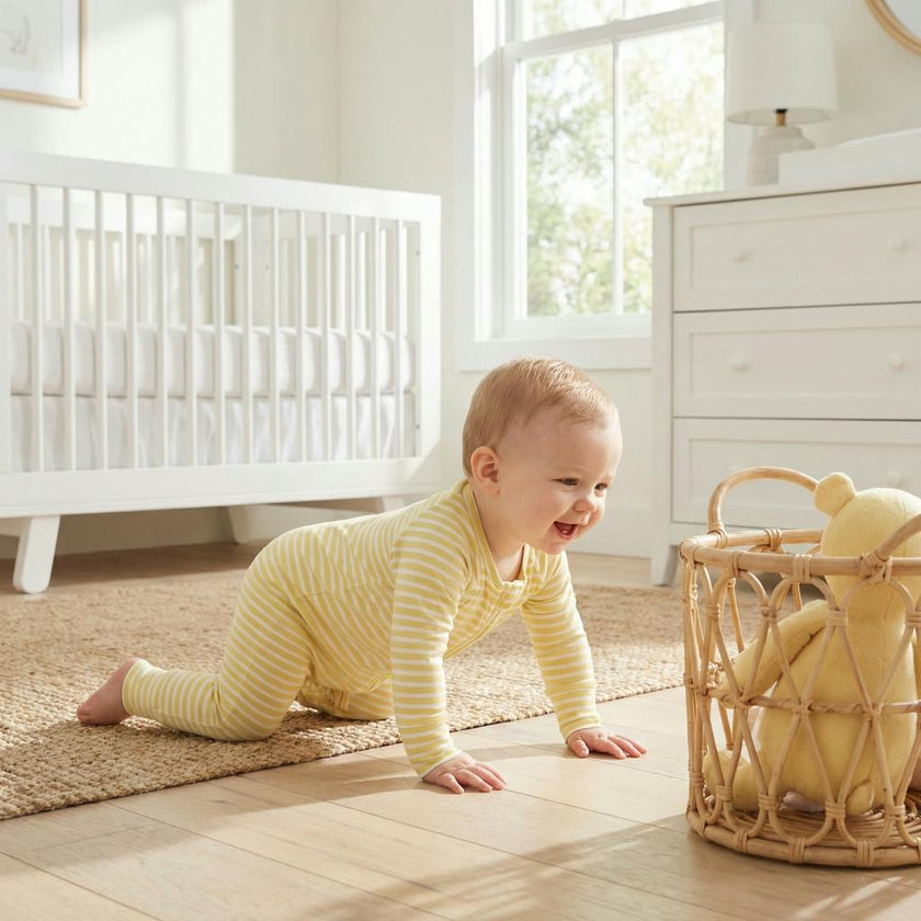 Lemon Stripe Bamboo Sleeper