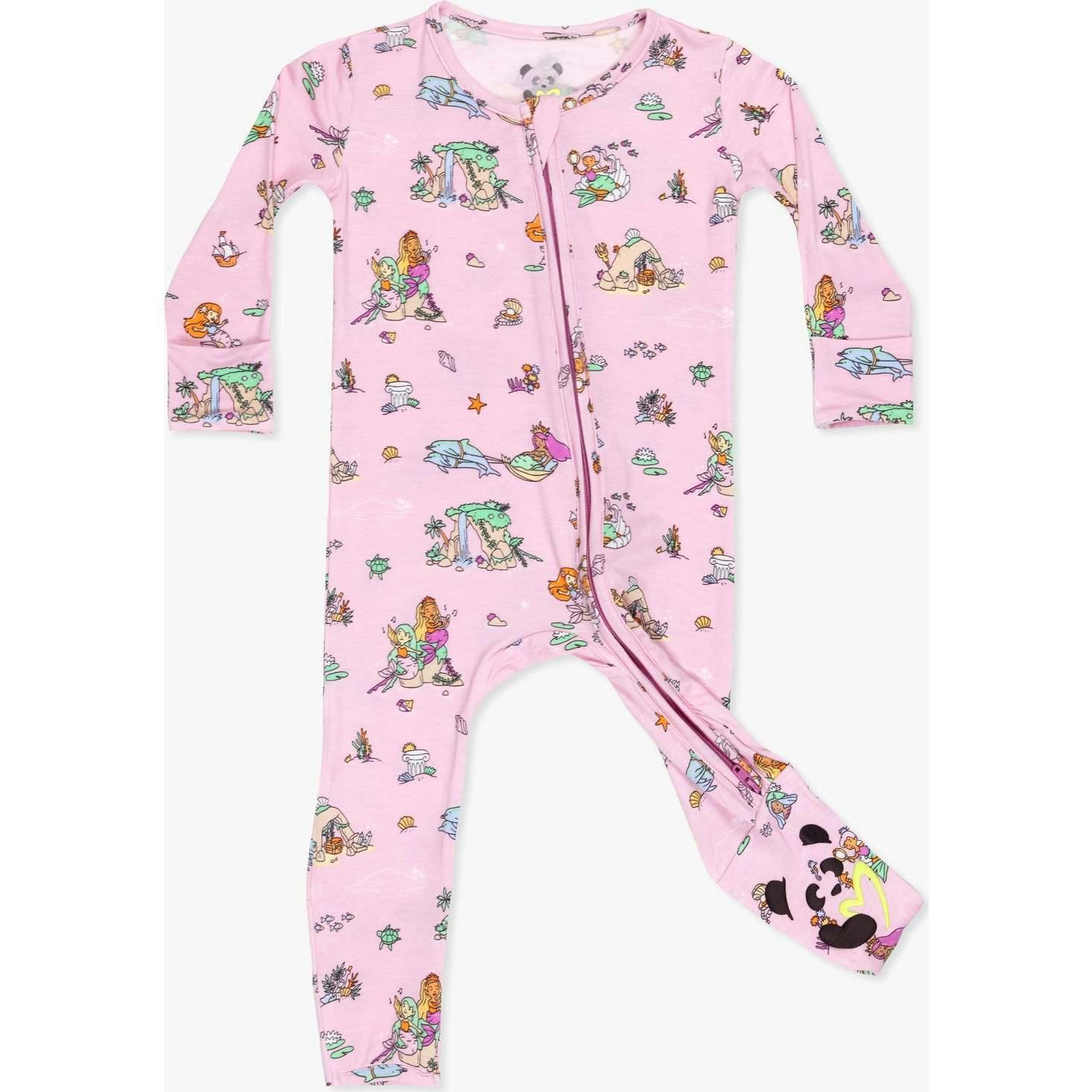 Mermaid Lagoon Bamboo Convertible Footie