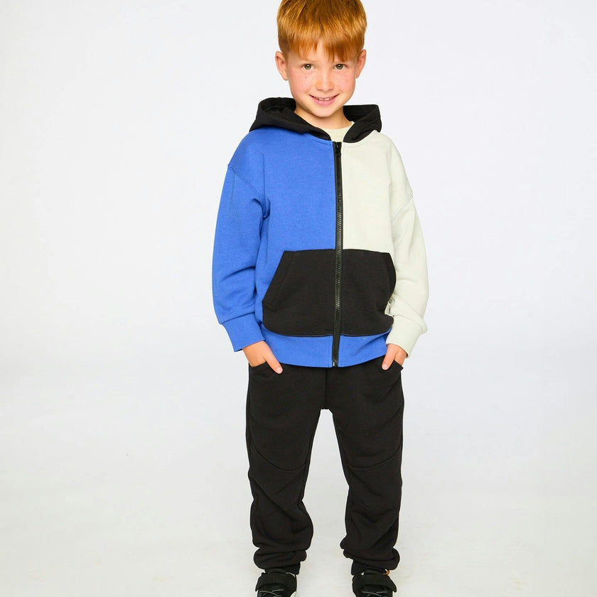 French Terry Sweatpants With Cross Seams
