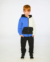 French Terry Sweatpants With Cross Seams