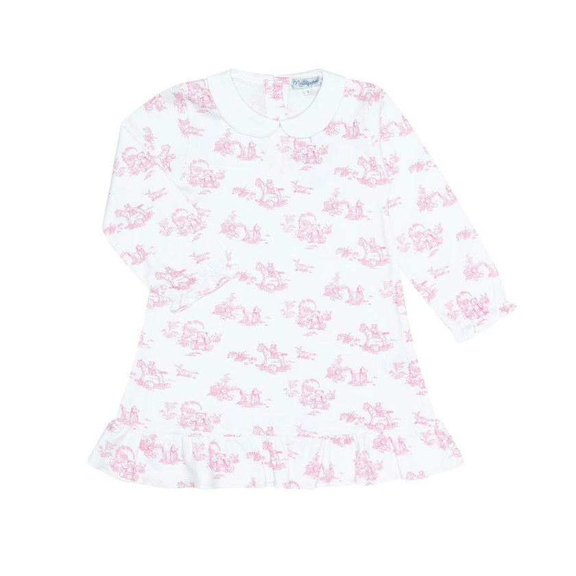 Pink Toile LS Playtime