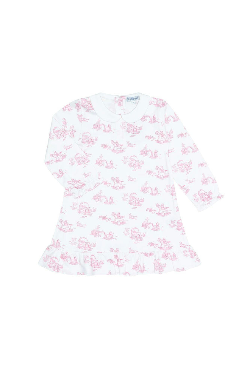 Pink Toile LS Playtime