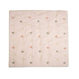Parker Cotton Muslin Pom Pom Baby Quilt