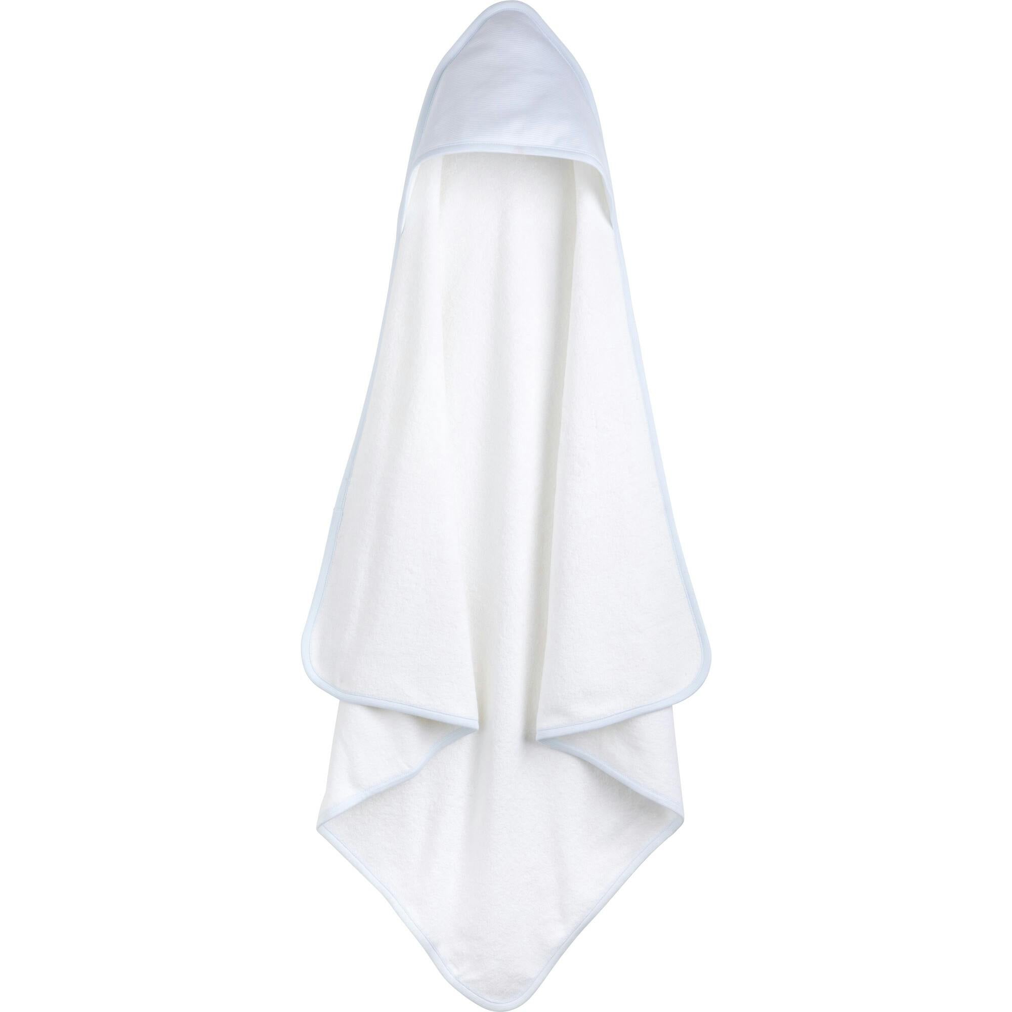 Hooded Towel - Blue Stripe