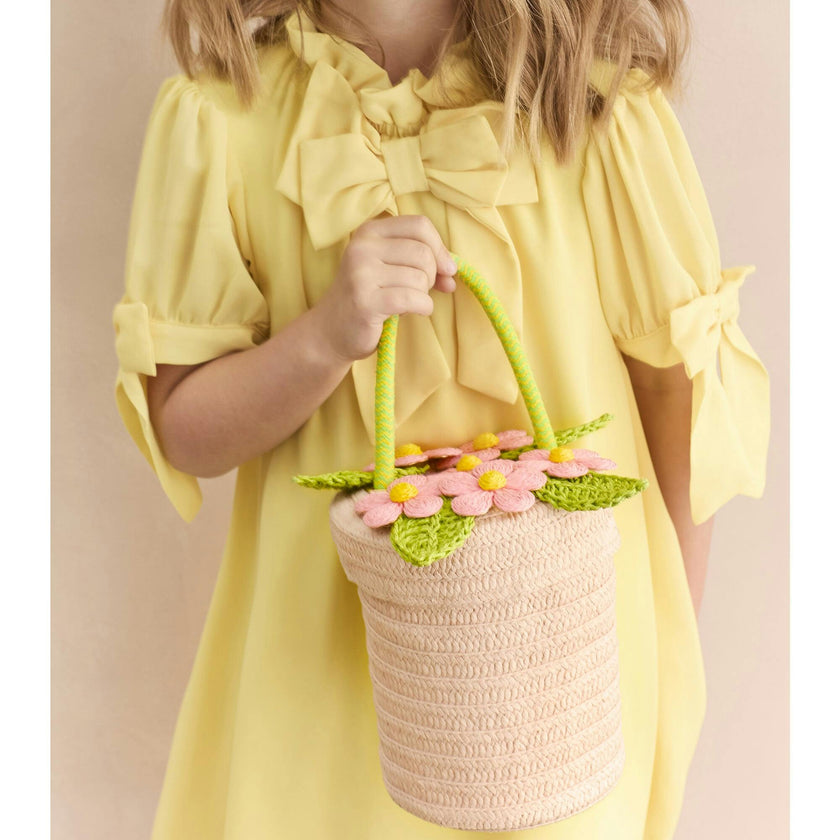 Flower Pot Basket Bag