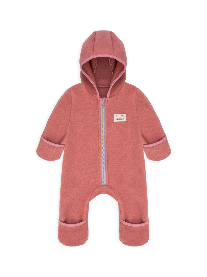 children's merino wool overall - cinnamon